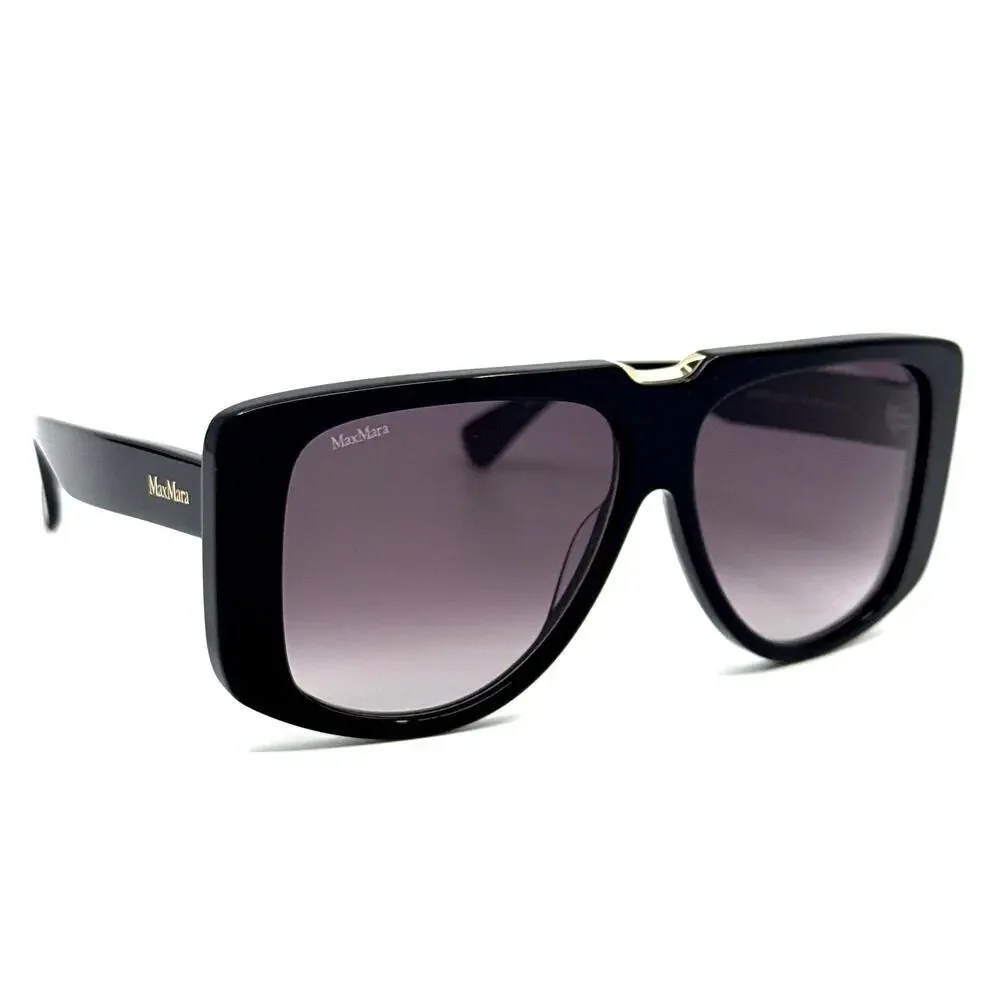 New, MAXMARA Sunglasses Spark1 MM0075 01B Authentic